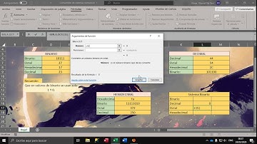 Convertidor de Sistemas Numéricos (Microsoft Excel)