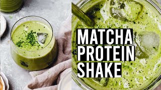 Best Matcha Green Tea Vanilla Protein Shake (Vegan)