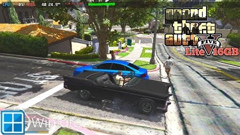 Winlator Cmod v13.1 - GTA 5 Lite 16GB on Android Poco F6