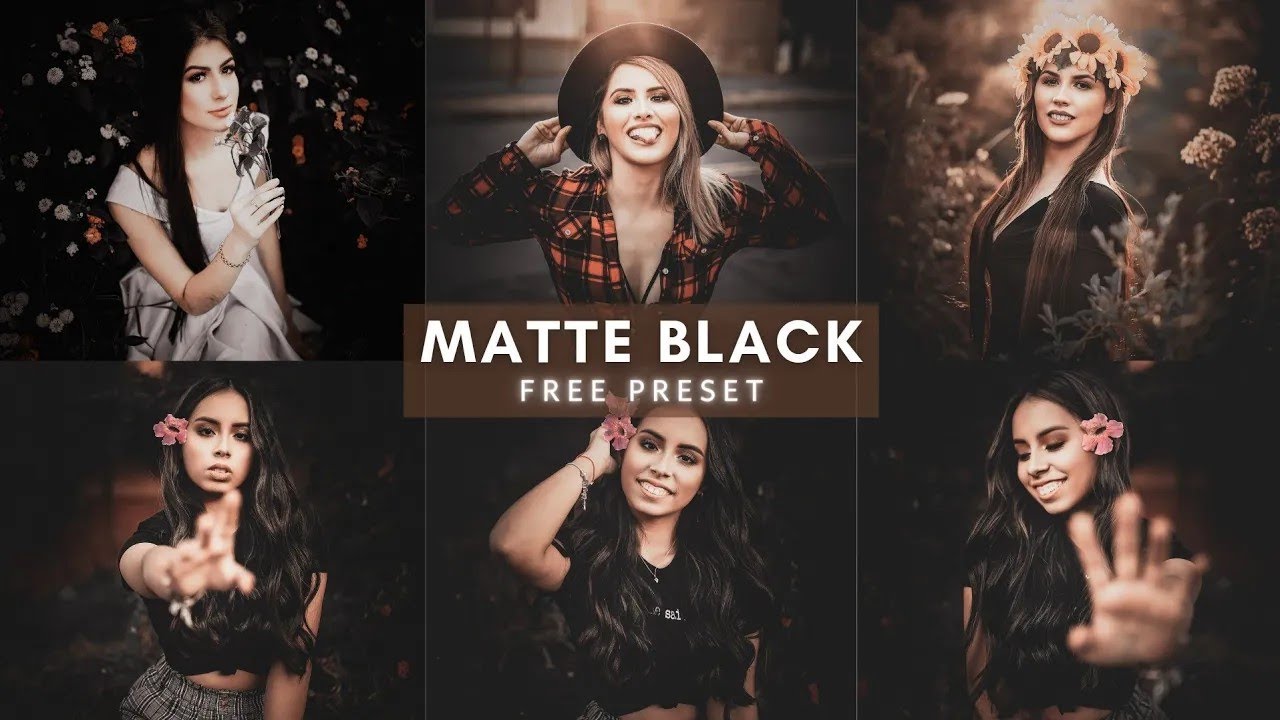 Free Lightroom Mobile Preset .dng | How To Edit Matte Black Film Look ...