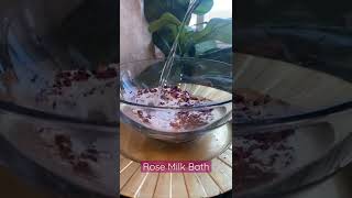 DIY Rose Milk Bath