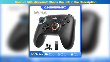 ANBERNIC RG P01 Wired Wireless Bluetooth Games Controller RGB Hall Effect Joystick XBOX Game