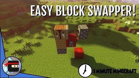 Easy To Make Block Swapper! | 1 Minute Minecraft