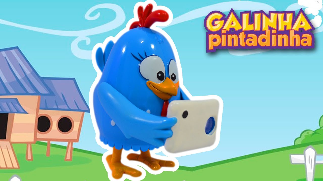 BRINQUEDO PROJETOR MUSICAL DA GALINHA PINTADINHA EM PORTUGUES