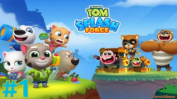 Talking Tom Splash Force - Walkthrough Part 1 Gameplay (iOS - Android- Apk)