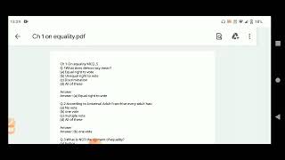 Equality chapter  -1 most important MCQ civics class 7th ncert