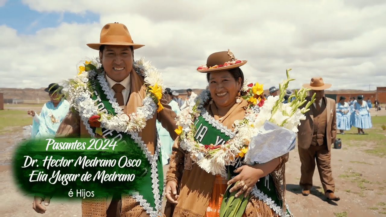 Invitación Recepción Morenada Juventud Central de San pedro de Ulloma 2024. 📸 Argos Producciones