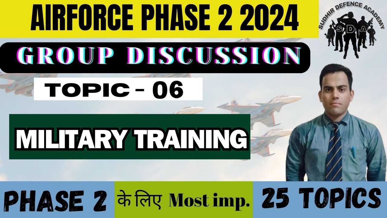 TOPIC 6 Military Training / 25 Most Important GD Topics Series ...