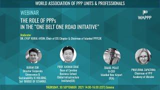 WAPPP webinar: "The role of PPPs in the "One Belt One Road" initiative"