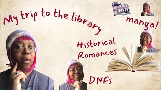 A Library Visit Vlog: A Book I DNF'd, manga, and More!