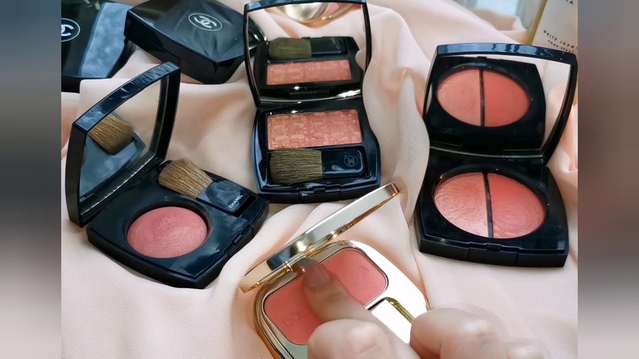chanel fleurs de printemps blush and highlighter duo