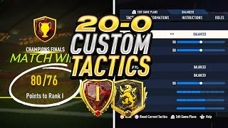 The ONLY FC24 Custom Tactics you NEED ??