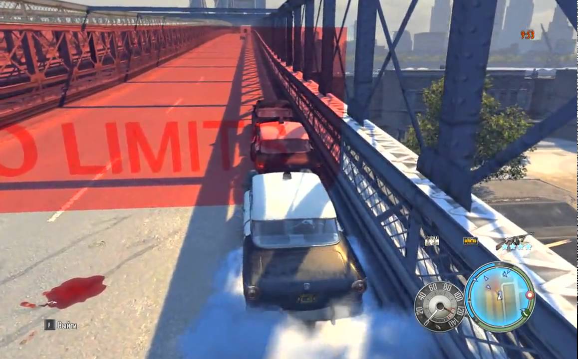 Mafia 2 Demo - how to get over the border of the red line specifically for mafia2family.ru