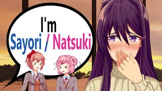 What Happens if you Call Yourself Sayori / Natsuki  - Just Yuri Mod