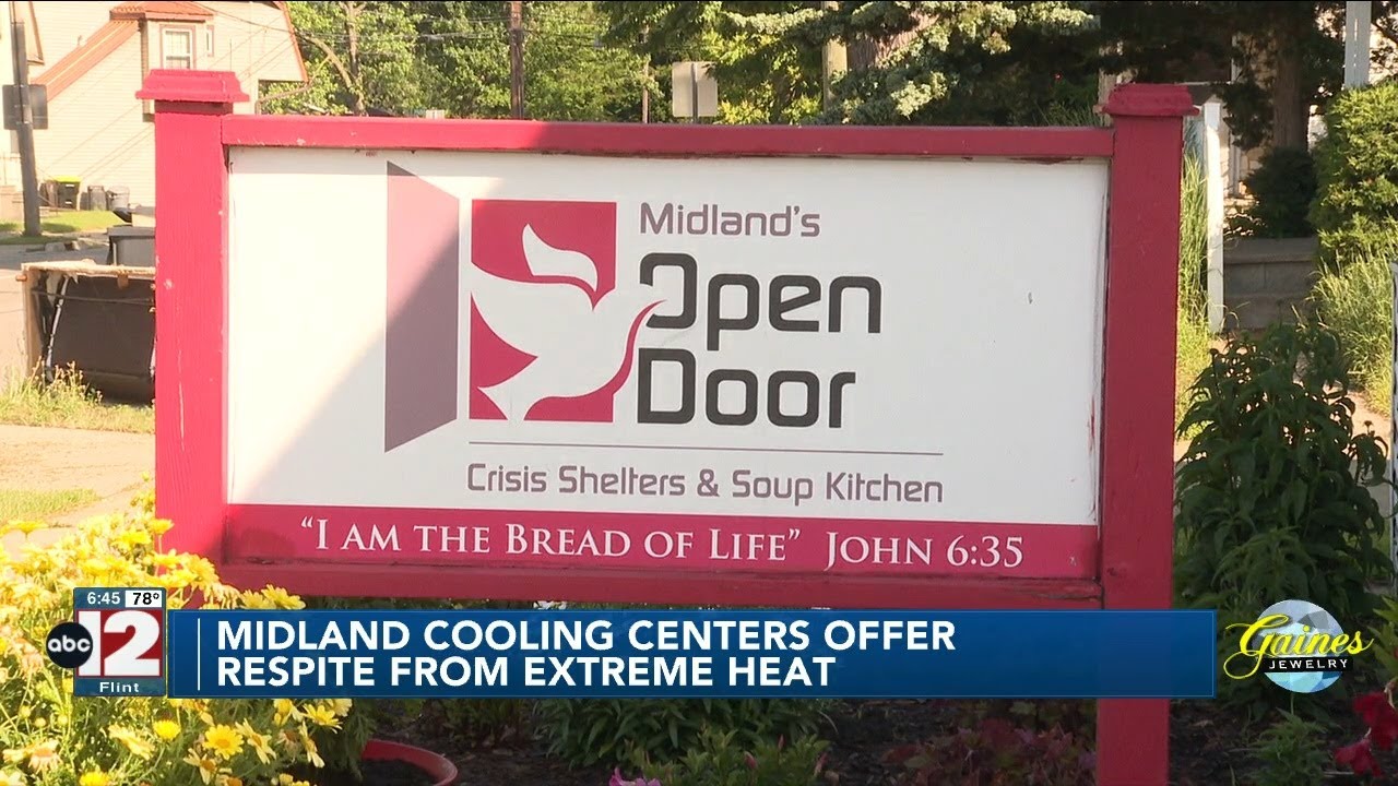 Midland organizations offering cooling centers amid extreme heat - YouTube