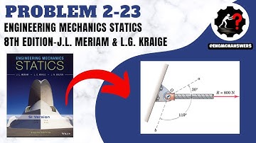 Problem 2.23 | Engineering Mechanics Statics