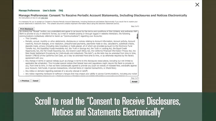 How to enroll in eStatements