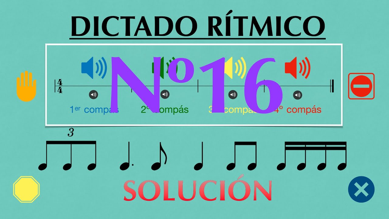 Dictadro rítmico nº16: Tresillo.