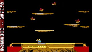 Atari 7800 - Joust ยฉ 1986 Williams - Gameplay