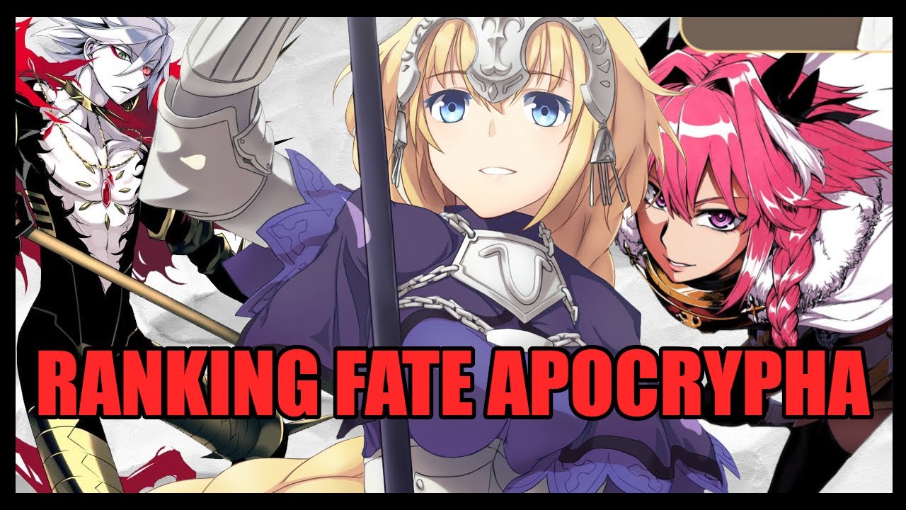 Ranking Fate Apocrypha's Servants - YouTube