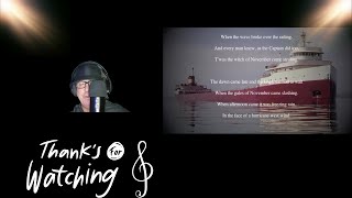 Gordon Lightfoot-Reacting to 'The Wreck of the Edmund Fitzgerald'