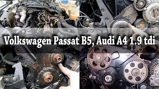 VW Passat, Audi 1.9 Tdi. Подробное и как правильно выставить зажигание.