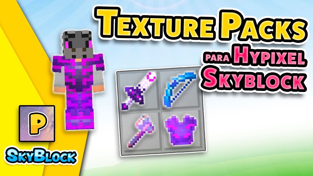 Pack de texturas para Skyblock Hypixel Dónde conseguir y como