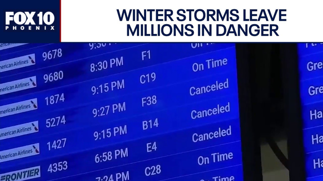 Winter storms turn deadly in the U.S. | FOX 10 Phoenix