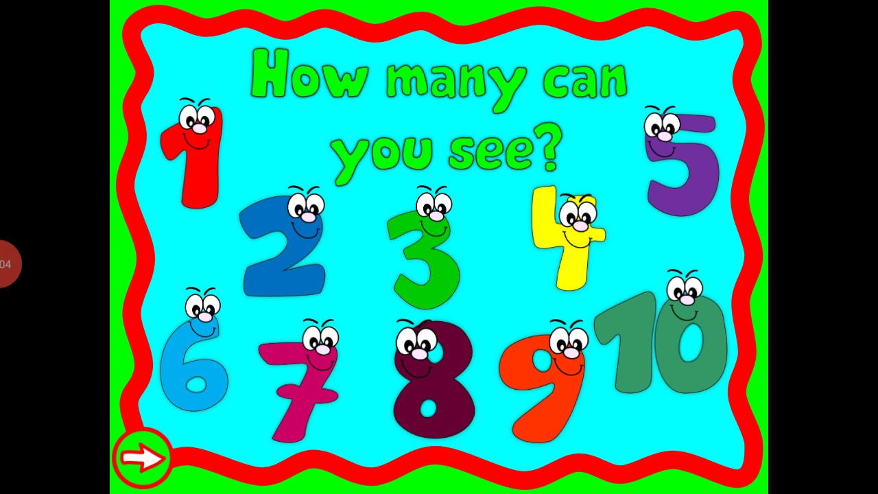 Wordwall numbers 1 10