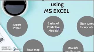 Introduction to Predictive Models|Part 1 of 3 Predictive Models using EXCEL  #datascience