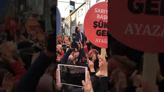 SARIYER BELEDİYE BAŞKAN ADAYI ŞÜKRÜ GENÇ'İN HALKA HİTABEN İLK KONUŞMASI