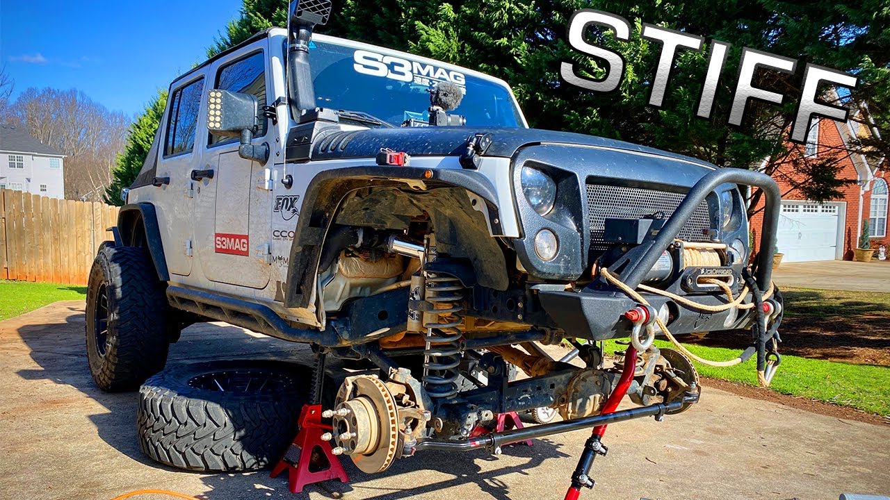 Why Does My Jeep Have Sloppy Steering? COMPLETE Jeep JK Front End OVERHAUL!  (Steer Smarts) - YouTube