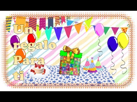 Canción Un regalo para ti - Español - YouTube