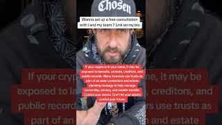 If Your Crypto Is In Your Name, Is It Really Safe?#Crypto #XRP #Bitcoin #AssetProtection #TrustFund