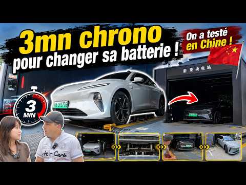 3 minutes flat to recharge?! We tested battery swapping in China!