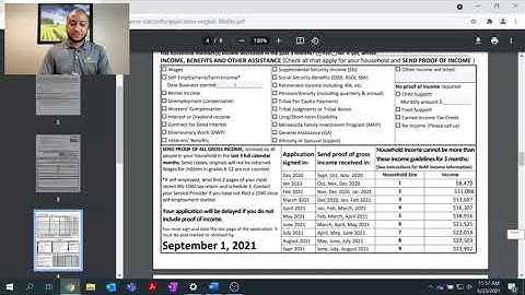 Energy Assistance Program How to Apply: Household information
