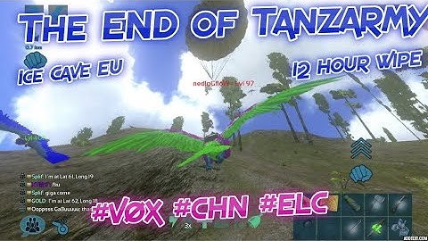 ARK Mobile | Wiping Ice Cave EU | The END of Tanzarmy #VØX #CHN #ELC
