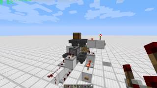 Minecraft Redstone Hexadecimal Data Storage and Almost Inescapable Trap