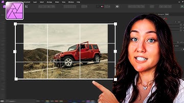 How to extend background in affinity photo