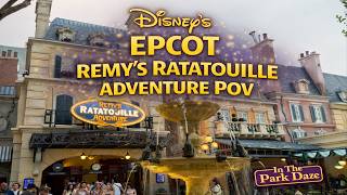 Remy's Ratatouille Adventure Full Front Row POV | Walk On Wait Time EPCOT 2026 🐭✨