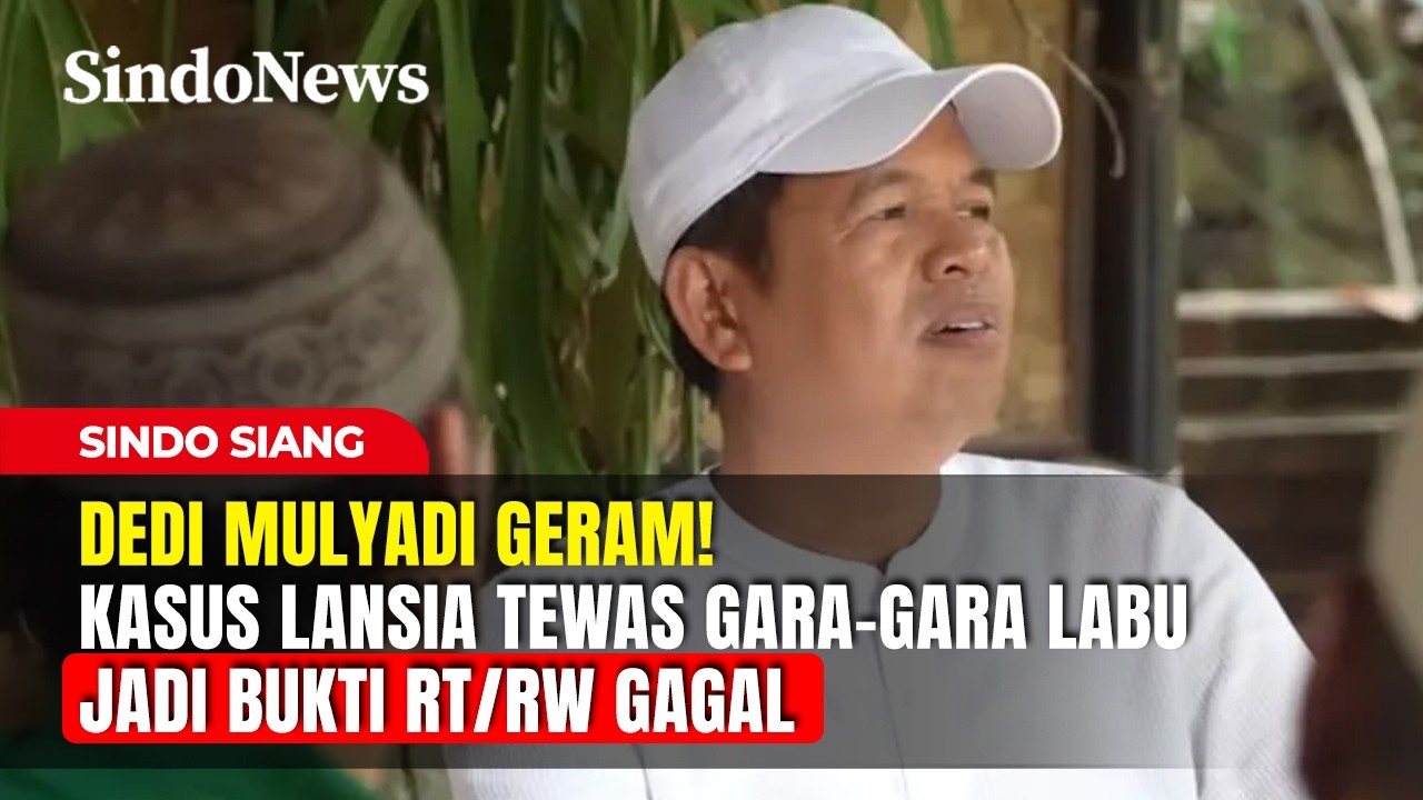 Dedi Mulyadi Geram! Kasus Lansia Tewas Gara-gara Labu Jadi Bukti RT/RW Gagal | Sindo Siang | 07/03