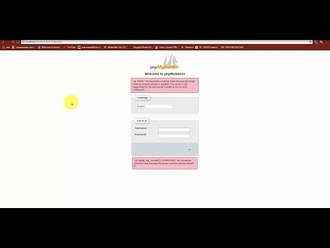 วิธีแก้ไขข้อผิดพลาดในการเข้าสู่ระบบ phpMyAdmin 2002