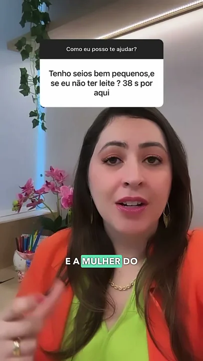 Tenho seios pequenos, será que vou ter leite? #amamentaçao #amamentar