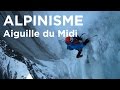 Voie Carli Chassagne Face Nord de l'Aiguille du Midi Chamonix Mont-Blanc alpinisme montagne goulotte
