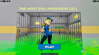 TOXIC ACID WOMAN PRISON RUN! Obby roblox Gameplay Walkthrough No Death 4K