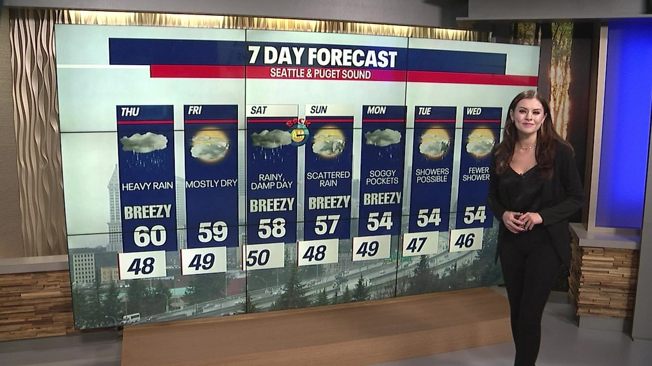 Rain returns Thursday and carries into next week | FOX 13 Seattle - YouTube