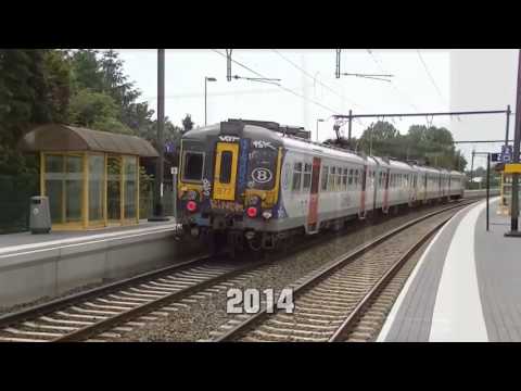 NMBS SNCB TRAINS OVER THE YEARS 2