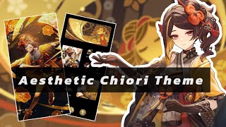 Chiori aesthetic home Screen ✨ Genshin impact
