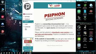 Psiphon 3 -Uncensored Internet access for Windows and Mobile screenshot 1