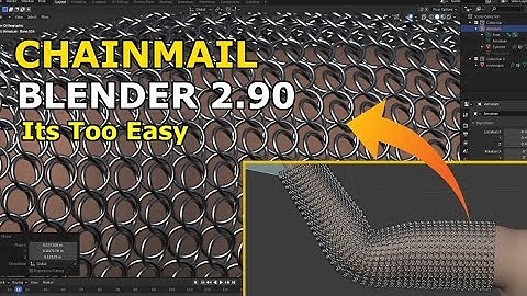 Chainmail | Seriously Easy Way | Blender 2.90